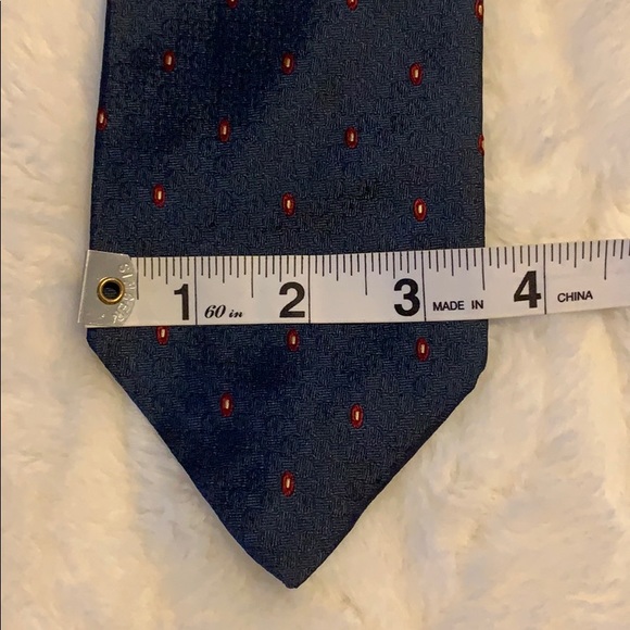The Men’s Store Blue neck tie - Picture 4 of 7